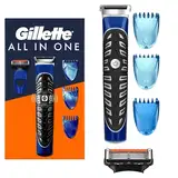 Gillette Fusion 5 Styler Rasierer Herren, Barttrimmer plus Rasierklinge plus 3 Kammaufsätze, Geschenk für Männer