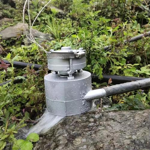 ZHOZHUT Micro Hydroelectric Generator 300W Wasserkraft 220V Wasserkraftwerk Turbine Mit Reinem Kupferkern Für Außenbereiche, Beleuchtung