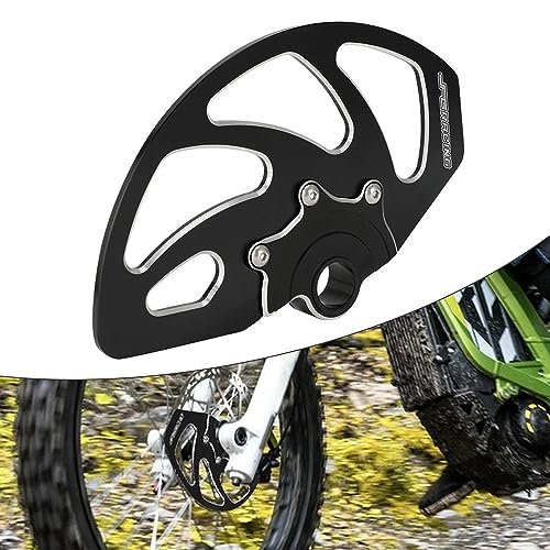 JFG RACING Dirt Bike Bremsscheibenschutz vorne Bremssattel Abdeckung für Surron X/S Light Bee Segway X160 X260 Schwarz