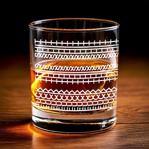 Qixfyze Fuck This Shit Whiskey Glas mit Versteckter Botschaft, 10OZ Glasbecher mit Versteckter Botschaft, Lustiger Altmodischer Whiskybecher, Neuartiger fürs Büro Kollegen, Freunde, Erwachsene(1pc)