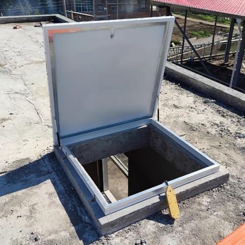 Generisch Dachluken-Zugangstür – Lüftungsabdeckung für Lager, Schule, Schuppen und Hütte (20 x 20 Zoll) – Robuste Dachluke für einfache Wartung und Dachfensterinstallation