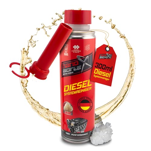 NanoBorTeX Diesel-Systemreiniger 300ml - Reiniger & Additiv mit BOR für alle Dieselmotoren – Senkt Verbrauch, schützt vor Verschleiß, verbessert Motorlauf - Das Original für mehr Leistung