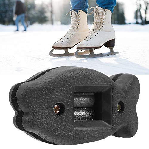 Schlittschuhe Schleifen, Manueller Schlittschuh Kufenschleifer Schlittschuhschärfer Eislaufschuhe Schärfen Schlittschuh Messerschärfer mit Tragbarer Tasche für Eishockey