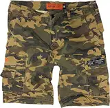 WEST COAST CHOPPERS Herren Cargoshorts CFL, Farbe:Vintage Olive Green, Größe:XL