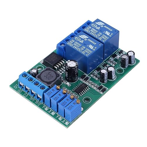 Voltage Comparator Module, 2-Kanal-Spannungskomparator Modul, DT-122 2-Bit-Spannungssignal-Schwellenwertdetektor DC 5 V 12 V 24 V 2-CH Einstellbare Ober- / Untergrenze