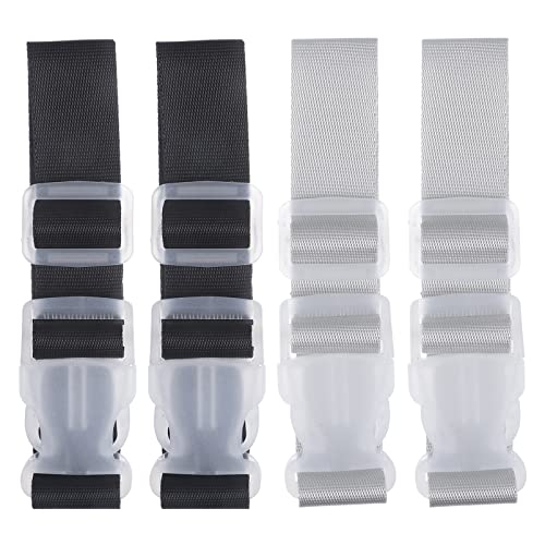 Schulterriemen Backpacking Zubehör 4 Stück Outdoor-Reisegepäckschnalle Hakengurte Reisezubehör