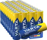 VARTA Batterien AA, Industrial Pro, Alkaline Batterie, 1,5V, Vorratspack in umweltschonender Verpackung, Made in Germany [Exklusiv bei Amazon] 40 Stück( 1er Pack)