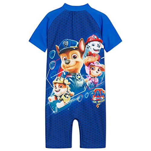 PAW PATROL Badeanzug Kinder Jungen, Schwimmanzug Jungen Badeanzug (4-5 Jahre, Navy)