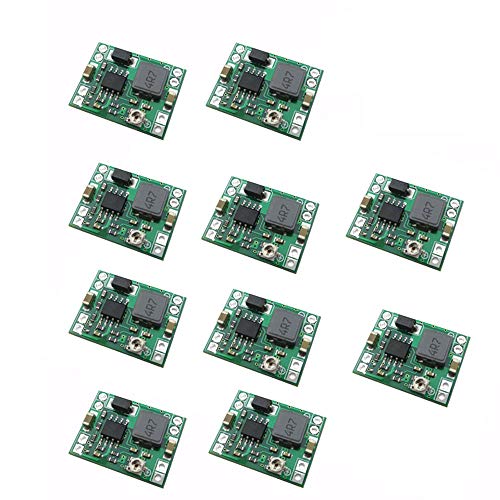 DollaTek 10Pcs MP1584EN Ultra Small DC-DC 3A Power Step-Down Adjustable Module Buck Converter 24V to 12v 9V 5V 3V für Arduino