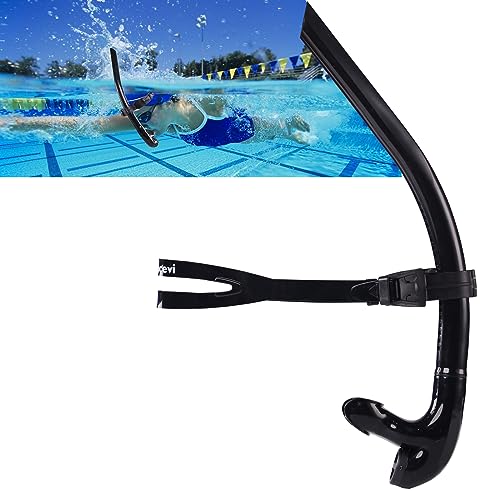 Schwimmen Schnorchel, Schwimmer Schnorchel Ausrüstung für Schwimmen Schnorchel Training im Pool und Freiwasser, Geeignet für Erwachsene und Kinder ab 12 Jahren