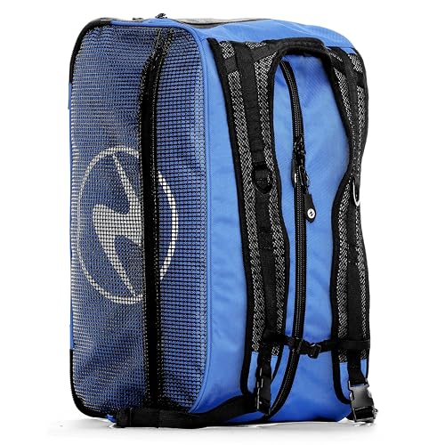 AQUALUNG Explorer Duffpack - Vielseitige Tauchertasche mit verstellbaren Trägern, Netz-Trockenfach, Fins-Befestigungen, kompakt und langlebig, gut für Ihre Tauchreisen