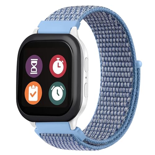 Vancle Armband 20mm für Kinder Smartwatch Uhren, Weich Nylon Ersatzarmbänder Sport Uhrenarmband 20mm für Kids Smartwatch Armband Mädchen Jungen Kinder