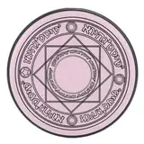 Magic Array Kabelloses Ladegerät, 20 W, Schnelles Aufladen, Ultradünn, Sakura Pink, Leuchtendes Magisches Ladepad für IOS-Telefone, Pad, Kopfhörer, Mädchen