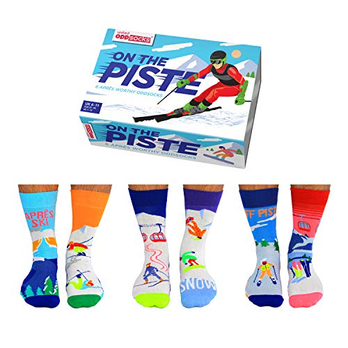 On The Piste Ski Oddsocks Socken in 39-46 im 6er Set - Strumpf