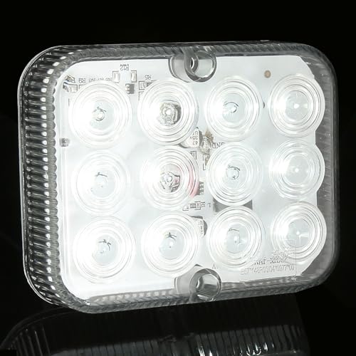 ETUKER 1x Rückfahrscheinwerfer Anhänger 12v24v LED Wasserdicht Zulassung