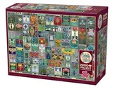 Cobble Hill Puzzle mit 2000 Teilen – Fliesenarbeit – inklusive Beispielposter