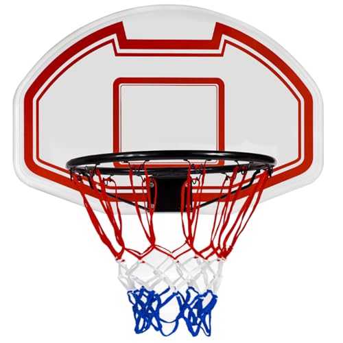Trizand Basketballkorb Outdoor mit Rückwand 73 x 49 cm Felgendurchmesser für Basketballkurbel 45 cm - Basketballkorb Outdoor Kinder und Erwachsene 24335