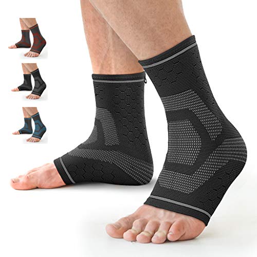 Awenia Fussbandage Fußbandage Fußgelenk Fersensporn Bandage Knöchel Laufen Sport Bandage Sprunggelenk für Männer Damen