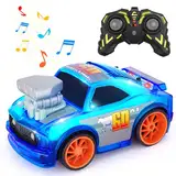 SGILE Ferngesteuertes Auto ab 3 Jahre, 2,4 Ghz Ferngesteuertes Auto für Kleinkinder mit LEDs und Sound, RC Spielzeugauto für Kinder, Vorschulkinder, Jungen, Mädchen, Geburtstag, Geschenk