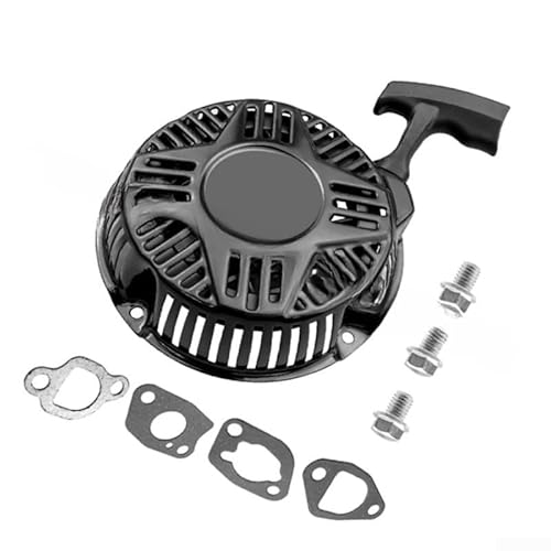 Yhenlovtt Motor Pull Starter Kit Ersatzteil für 212cc Motoren Kompatibel mit Serie Outdoor Power Equipment Black Easy Use Recoil Starter Assembly
