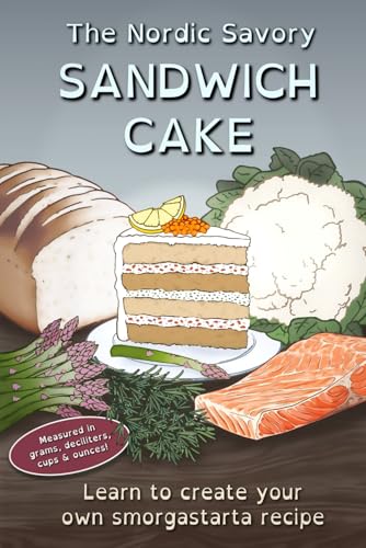 The Nordic Savory SANDWICH CAKE: Learn to create your own smorgastarta recipe - Measured in grams, deciliters, cups & ounces!