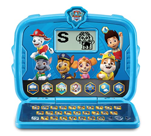 VTech PAW Patrol Lernlaptop – Lerncomputer mit den Originalstimmen der PAW Patrol und Spielen zum Lernen von Buchstaben, Zahlen, Logik u. v. m. - Für Kinder von 3-6 Jahren