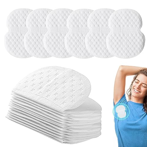 Jinpojun 20 Stück Selbstklebend Achselpads, Achsel Schweißpads, Unsichtbare Achselhöhle Schweiß Pads für Damen und Herren, Einweg Achsel Schwitzen Pads