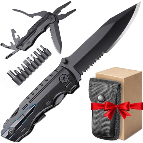 Geschenke für Männer Er Papa, Weihnachtsgeschenke für Männer, Outdoor Multitool Geschenke für Männer Papa Ehemann, Adventskalender Füllung für Weihnachten, Weihnachten Geburtstag Vatertag Geschenke