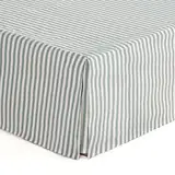 Abdeckung für Boxspringbetten, 80 x 190 / 200 cm, Bettgestell, 80 cm, gestreift, Wasser