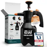 Experten Werk® Hochwertiger Drucksprüher 1,5L- Pumpsprühflasche lösemittelbeständig- Edelstahl-Kolbenstange, verstellbare Düse- Sprühflasche für Garten, Auto,Reinigung uvm. - Inkl. Beständigkeitsliste