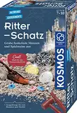 KOSMOS 657994 Ritter-Schatz, Grabe Funkelnde Münzen und Spielsteine aus, für Mittelalter-Fans und kleine Archäologen, Experimentierset mit Hammer und Meißel, Für Kinder ab 7-10 Jahre