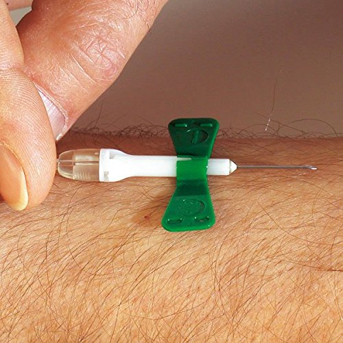 Safe-Touch 05956140 Sicherheits-Flügelkanülen, Elfenbein, Gauge 19 G, Länge x Durchmesser, 19 x 1.10 mm (50-er Pack)