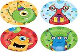 Haza 437850 Bordjes Monster Party, 8st, Mehrfarbig, Medium