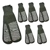 MediCounter 6 Paar Doppelprofil-Socken, bariatrische Hausschuhe, Fallschutz, größere, breitere, längere Socken, wie von NHS verwendet, Grau (6 Paar), grau, 12/15 UK Wide