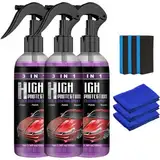 heofonm Turbo Shine Nexa, Nexa Car Scratch Remover, 2025 Upgrade 3 in 1 High Protection Fast Car Paint Spray, Automatic Manual Paint Color Change Cleaning Coating for Metal, Tools, Cars (3pcs)