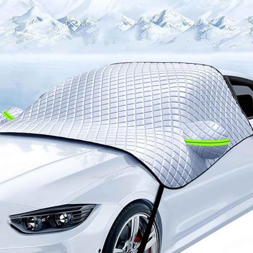 ZBMDTHEF Frontscheibenabdeckung Winter Für Opel Zafira Tourer/Zafira Life L/S/M, Auto Windschutzscheiben Abdeckung Wasserdicht Eisschutzfolie Magnetisch Faltbare Schutz Zubehör