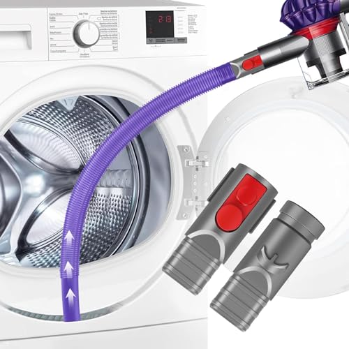 RUKHOOL Flexibele Fugendüse für Dyson V15 V12 V11 V10 V8 V7 V6 Lang Staubsaugerdüse Flexi Crevice Düse Flache Saugdüse Staubsauger Zubehör Aufsatz für Reinigung Möbeln Trockenreiniger und Auto, 81CM