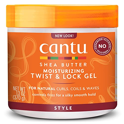 Cantu - Feuchtigkeitesspendendes Twist&Lock Gel - Anti-Frizz Styling Gel für lockiges und strukturiertes Haar - 1er Pack (1x 370g) CTU07005