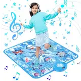 LEAPRCSTORE Tanzmatte Spielzeug für Kinder, Musikmatte mit 6 Spielmodi, Herausforderung Modi und LED Anzeige, Weihnachten Geburtstags Geschenke ab 3 4 5 6 7 8 9+ Jahre Mädchen Junge