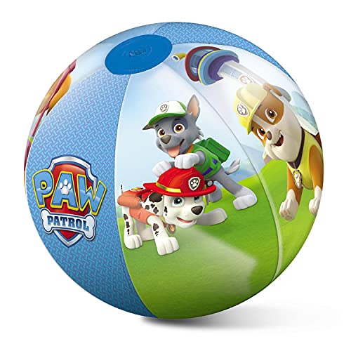 Mondo Toys - PAW PATROL Beach Ball - Strandball, aufblasbar 50 cm, verziert in den Farben - 16630