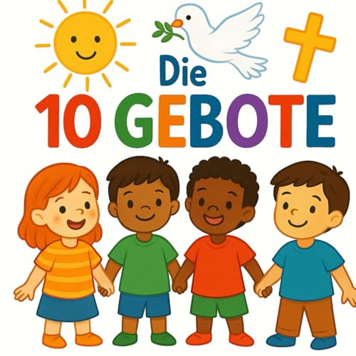 Die 10 Gebote: Mit Ausmalbildern, Gebeten und kindgerechten Erklärungen – für Kinder ab 3 Jahren