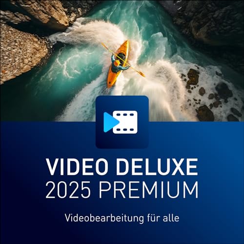 MAGIX Video deluxe 2025 Premium - Videobearbeitung für alle | Videobearbeitungsprogramm | Videoschnittprogramm | für Windows 10/11 PC | 1 PC-Volllizenz für 2 Geräte