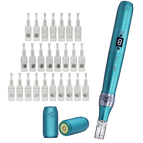 TBPHP P20RL Elektrischer Derma pen mit LCD-Bildschirm 8 Geschwindigkeitsstufen Derma pen inkl. 25 Nadelköpfe verstellbar