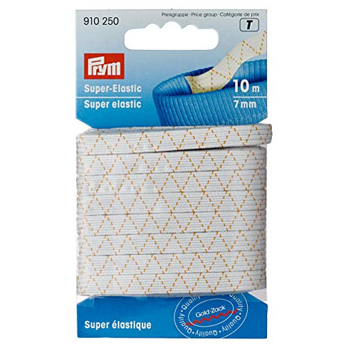 Prym Super-Elastic 7 mm weiß