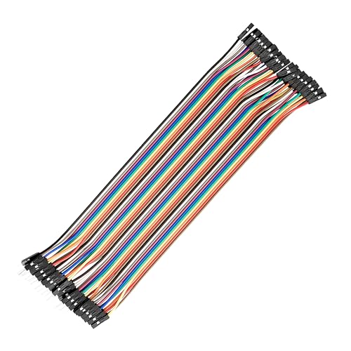 VoltMate Jumper Wire Kabel 40 STK je 20 cm | F2M | Dupont Kabel kompatibel mit Arduino, Raspberry Pi und jedem Breadboard