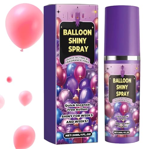 Ballon Hochglanz Spray, Ballon Glanz Spray, Latexballon Glanzspray, Schnelltrocknender Ballonglanz, Sprühgerät Für Ballons, Damit Der Glanz Länger Anhält Und Lebendig Bleibt