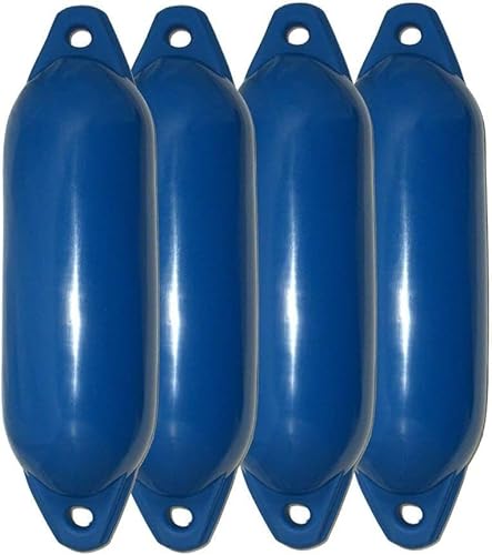 Majoni 4er-Set Bootsfender Star 35 - Farbe blau, Länge 62cm