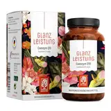 NATURTREU® Coenzym Q10 Kapseln hochdosiert mit 200mg pro Kapsel - 90 vegane Kapseln für 3 Monate Reichweite - Hochwertiges Q10 aus pflanzlicher Fermentation - Glanzleistung