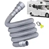Faltbarer Wohnwagen Abwasserschlauch | Robust Verstellbarer Entwässerungsschlauch,Abwassersystem Komplettset Für Reise Camping Freizeit