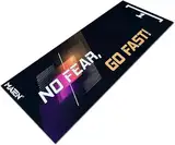 MATEN Mat.en XXL Teppich für Motorrad Garage und Paddock Unterbau Teppich: no fear, go fast! 250 x 100 cm (XXL)